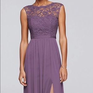 David’s Bridal Dress. Color: Wisteria. Size: 16